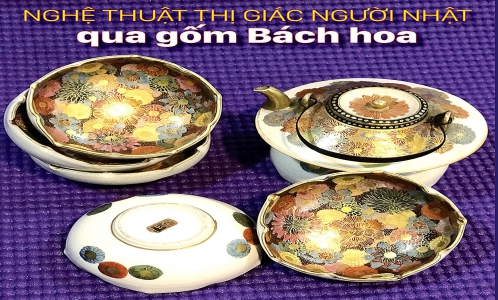 Nghệ thuật thị giác người Nhật qua gốm Bách hoa