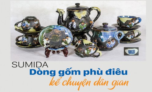 SUMIDA - Dòng gốm phù điêu kể chuyện dân gian